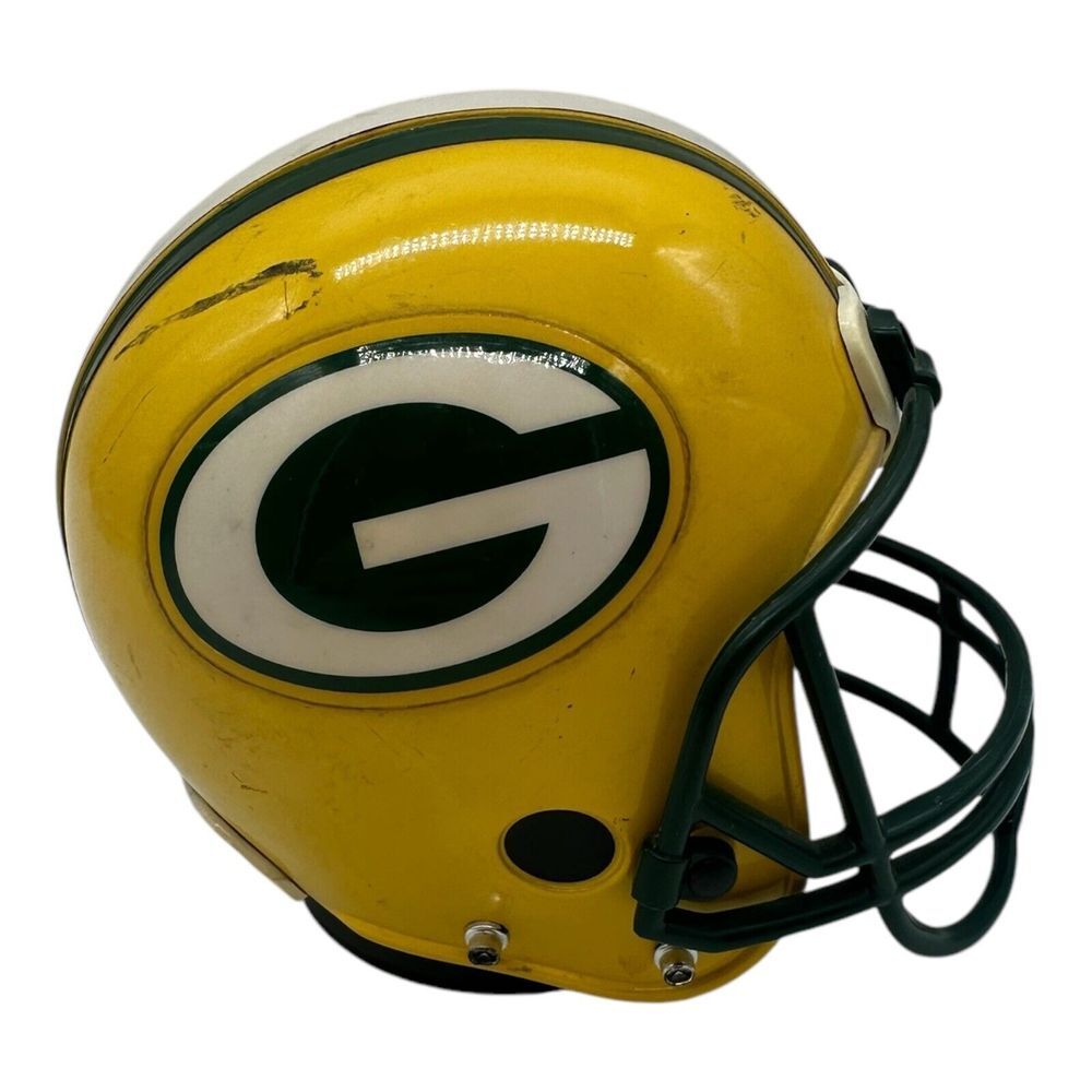 Vintage Ertl Green Bay Packers Mini Helmet Coin Bank NFL Football 1996 READ‎